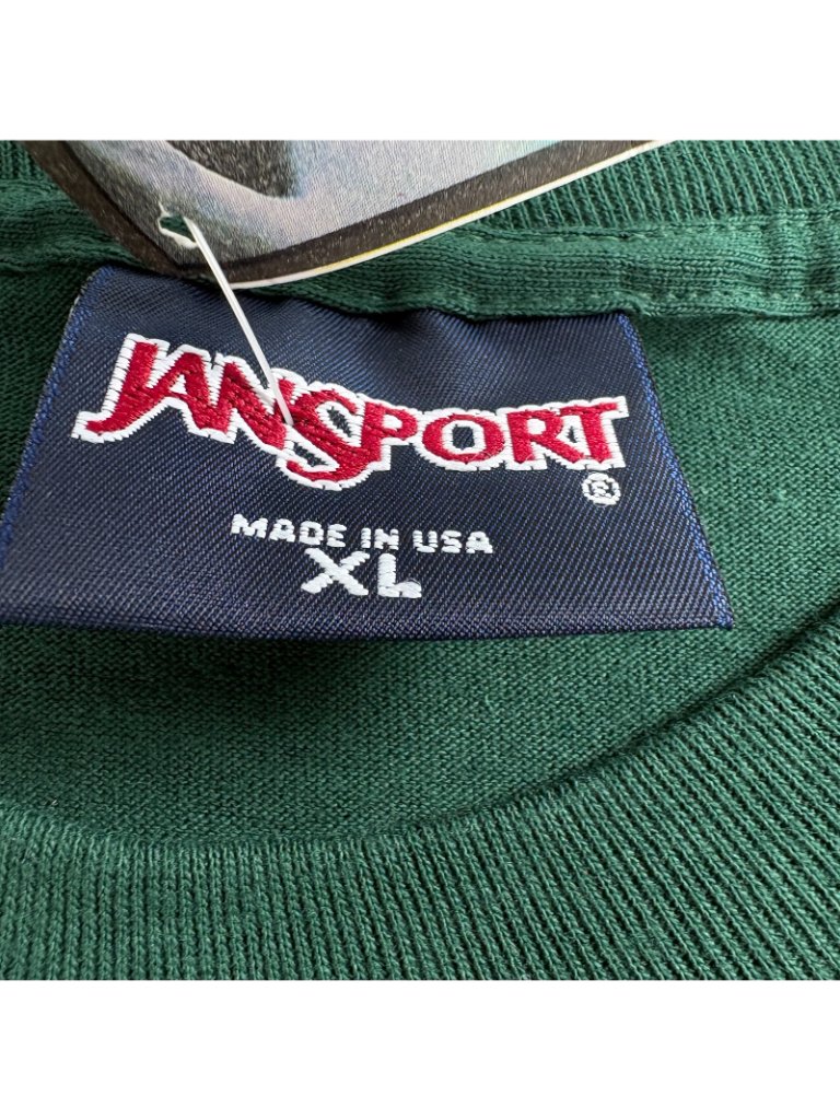 Vintage Baylor University Jansport T Shirt Nwt Xl Green 100% Cotton College Usa — image 6 of 8